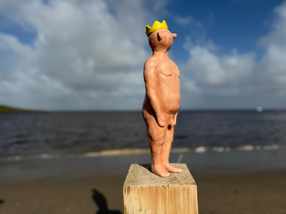 Strandmensch "König"