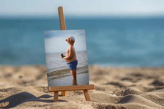 Fine Art Postkarte "Pietje"