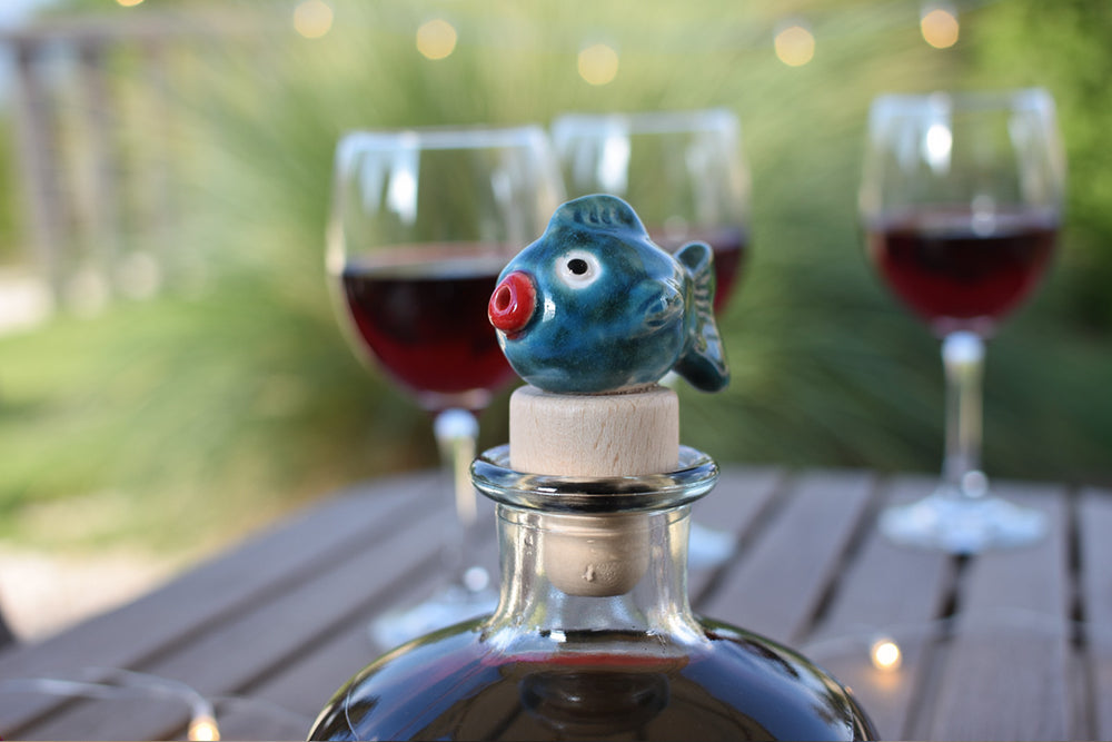 Fisch - Weinflaschen Verschluss